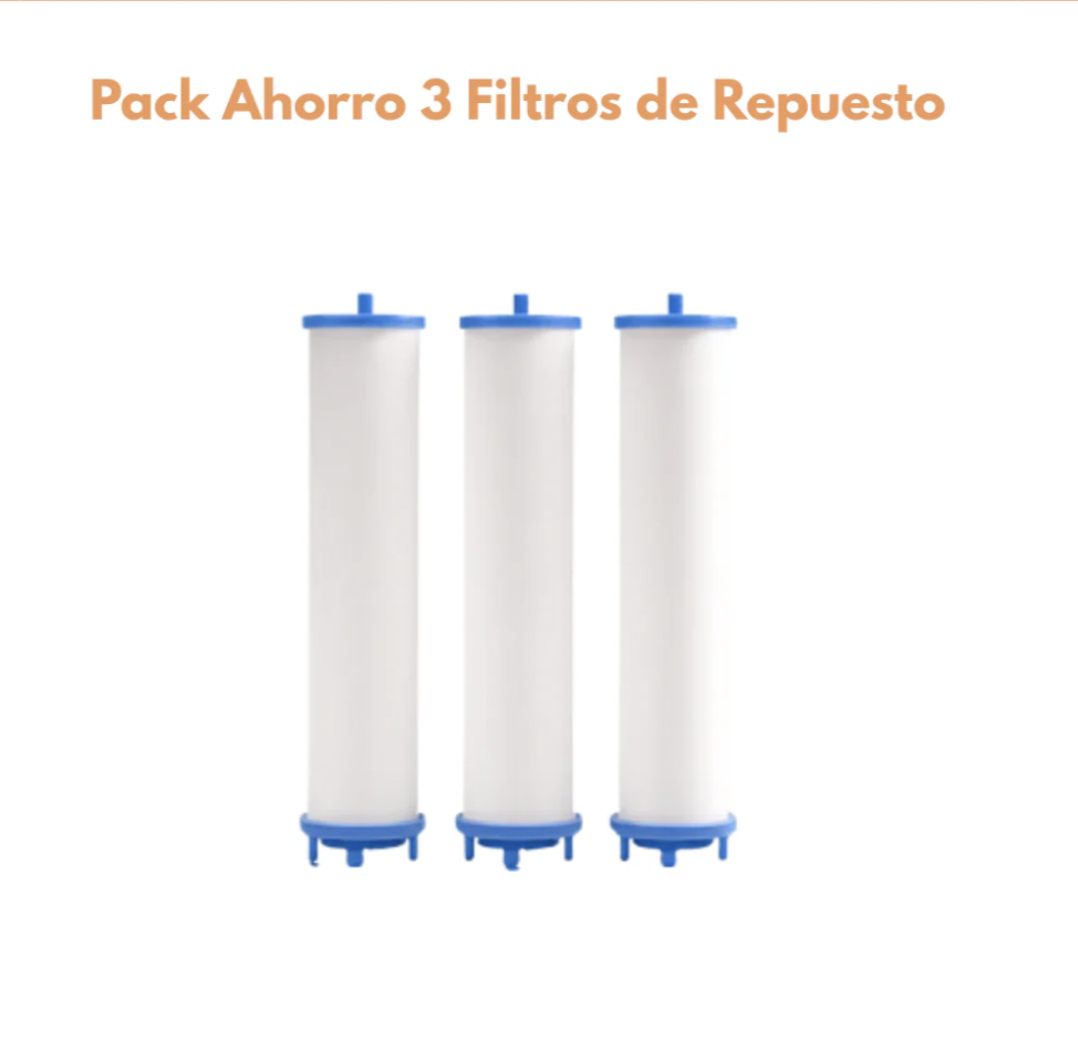 Kit 3 Filtros para alcachofa SPA